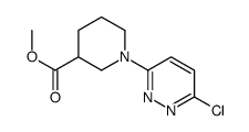 1-(6-氯-3-哒嗪基)哌啶-3-甲酸甲酯结构式