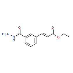 (E)-ethyl 3-(3-(hydrazinecarbonyl)phenyl)acrylate Structure