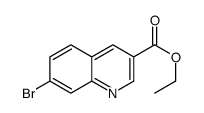 7-溴喹啉-3-羧酸乙酯结构式