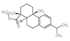 Methyl dehydroabietate structure