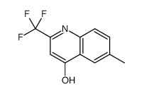 6-Methyl-2-(trifluoromethyl)-4-quinolinol结构式