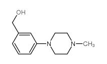 (3-(4-甲基哌嗪))苄醇结构式