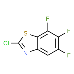 2-氯-5,6,7-三氟苯并[D]噻唑结构式