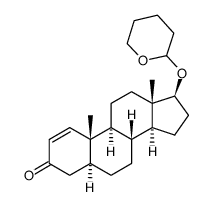 1-Testosterone tetrahydropyran Structure