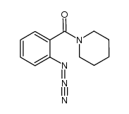 (2-azidophenyl)(piperidin-1-yl)methanone结构式
