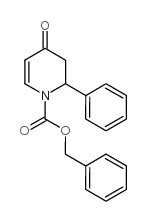 4-氧代-2-苯基-3,4-二氢吡啶-1(2H)-羧酸苄酯结构式