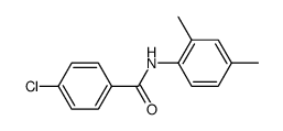 4-chloro-N-(2,4-dimethylphenyl)benzamide结构式