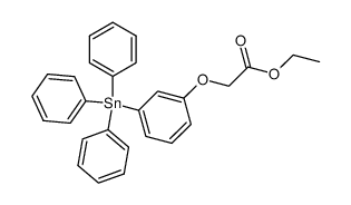 (C6H5)3SnC6H4-m-OCH2COOC2H5结构式