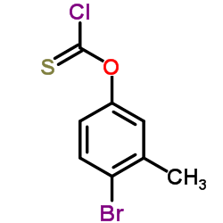 4-BROMO-3-METHYLPHENYL CHLOROTHIOFORMATE Structure