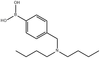 (4-(二丁基氨基)甲基)苯基硼酸结构式