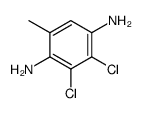 2,3-Dichloro-5-methyl-1,4-benzenediamine结构式