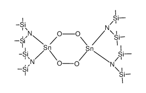[{Sn[N(SiMe3)2]2(μ-O2)}2]结构式