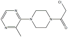 2-Chloro-1-(3'-Methyl-2,3,5,6-tetrahydro-[1,2']bipyrazinyl-4-yl)-ethanone Structure