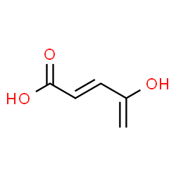 2,4-Pentadienoic acid, 4-hydroxy-, (E)- (9CI) Structure