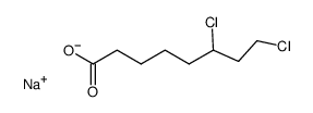 sodium 6,8-dichlorooctanoate Structure