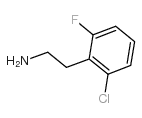 2-氯-6-氟苯乙胺结构式