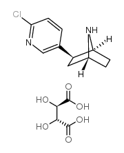 (-)-epibatidine-l-tartrate结构式