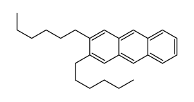 2,3-dihexylanthracene结构式