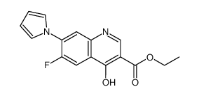 ethyl 6-fluoro-4-hydroxy-7-(1H-pyrrol-1-yl)quinoline-3-carboxylic acid Structure