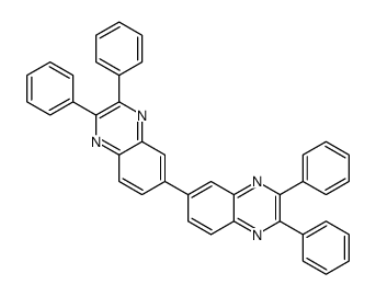 6-(2,3-diphenylquinoxalin-6-yl)-2,3-diphenylquinoxaline结构式