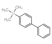 1,1'-Biphenyl,4-(trimethylsilyl)- Structure