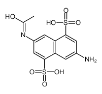 3-acetamido-7-aminonaphthalene-1,5-disulfonic acid Structure