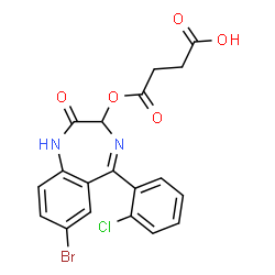 Cinazepam Structure