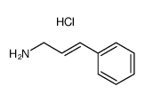(E)-3-苯基丙-2-烯-1-胺盐酸盐结构式