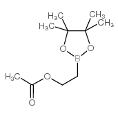 2-(4,4,5,5-Tetramethyl-1,3,2-dioxaborolan-2-yl)ethyl acetate Structure