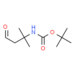 (1,1-二甲基-3-氧代-丙基)-胺基甲酸叔丁酯结构式