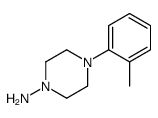 1-Piperazinamine,4-(2-methylphenyl)-(9CI)结构式