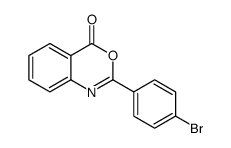 2-(4-BROMOPHENYL)-4H-3,1-BENZOXAZIN-4-ONE结构式