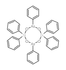244688-hexaphenyl-1357-tetraoxa-26-diarsa-48-disilacyclooctane Structure