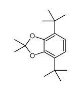 4,7-ditert-butyl-2,2-dimethyl-1,3-benzodioxole Structure