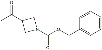3-乙酰氮杂环丁烷-1-羧酸苄酯结构式