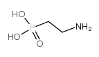 (2-aminoethyl)phosphonic acid Structure