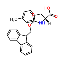 Fmoc-D-phe(4-me)-OH structure