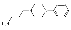 3-(4-苯基-1-哌嗪)-1-丙胺结构式