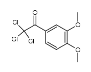 2,2,2-trichloro-3',4'-dimethoxyacetophenone Structure