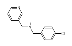 (4-氯苄基)吡啶-3-基甲胺结构式