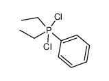 diethyl-dichloro-phenyl-phosphorane Structure