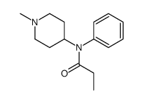 N-(1-methylpiperidin-4-yl)-N-phenylpropanamide Structure