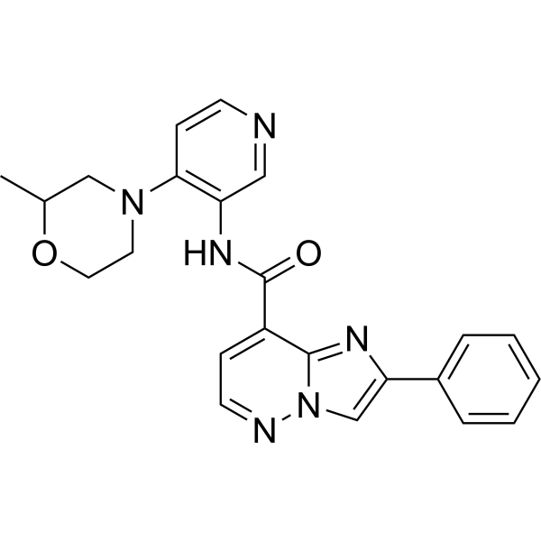 GSK-3β inhibitor 13结构式