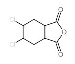 1,3-Isobenzofurandione,5,6-dichlorohexahydro- Structure