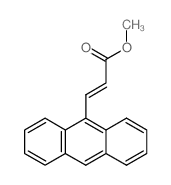 2-Propenoic acid,3-(9-anthracenyl)-, methyl ester, (2E)-结构式