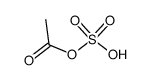 O-monoacetyl sulfate Structure