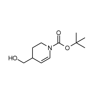 4-(羟甲基)-3,4-二氢吡啶-1(2H)-羧酸叔丁酯结构式