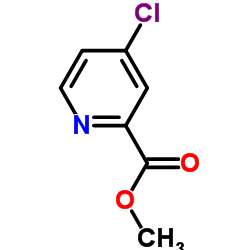 4-氯吡啶-2-甲酸甲酯结构式