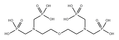 Phosphonicacid,P,P',P'',P'''-[oxybis[2,1-ethanediylnitrilobis(methylene)]]tetrakis- structure