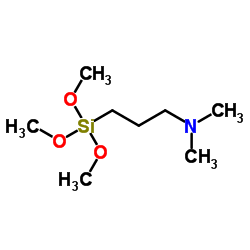 [3-(N,N-二甲氨基)丙基]三甲氧基甲硅烷结构式